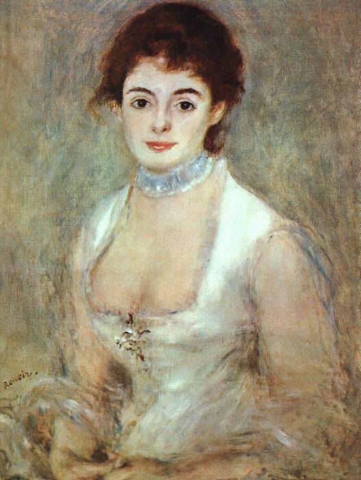 Pierre Renoir Portrait of Madame Henriot France oil painting art